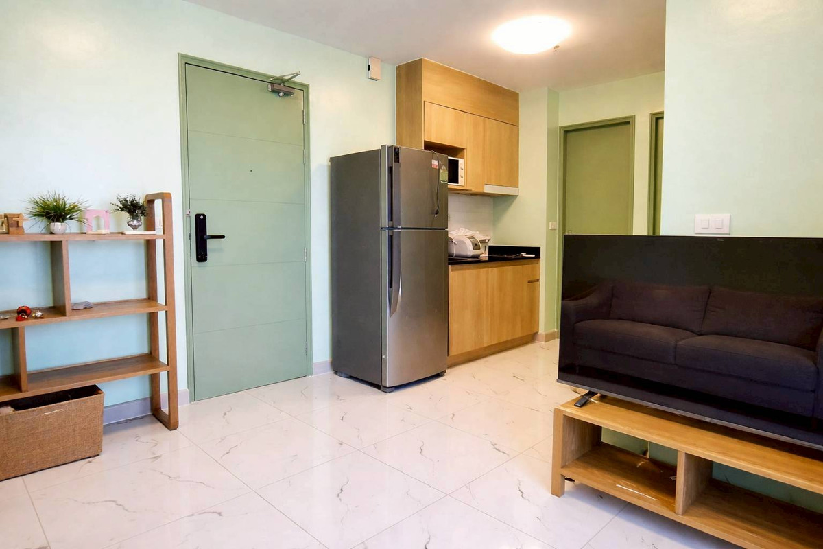 For RentCondoOnnut, Udomsuk : 🌿 Ideo Blucove Sukhumvit | Newly Renovated, Ready to Move In! 🏙️ A beautifully designed room in natural tones, warm and cozy—feel relaxed every day ☀️ 🛍️(Directly from the Project’s Official Sales Team)