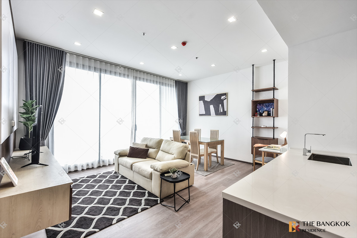 For RentCondoSathorn, Narathiwat : ✨ Big room, Rare Item! 2 bedrooms, 3 bathrooms, RHYTHM Charoenkrung Pavillion 🌆 Beautiful view, wide area 100 sq m., only 80,000/month 🔥By Bonnie 0658245701