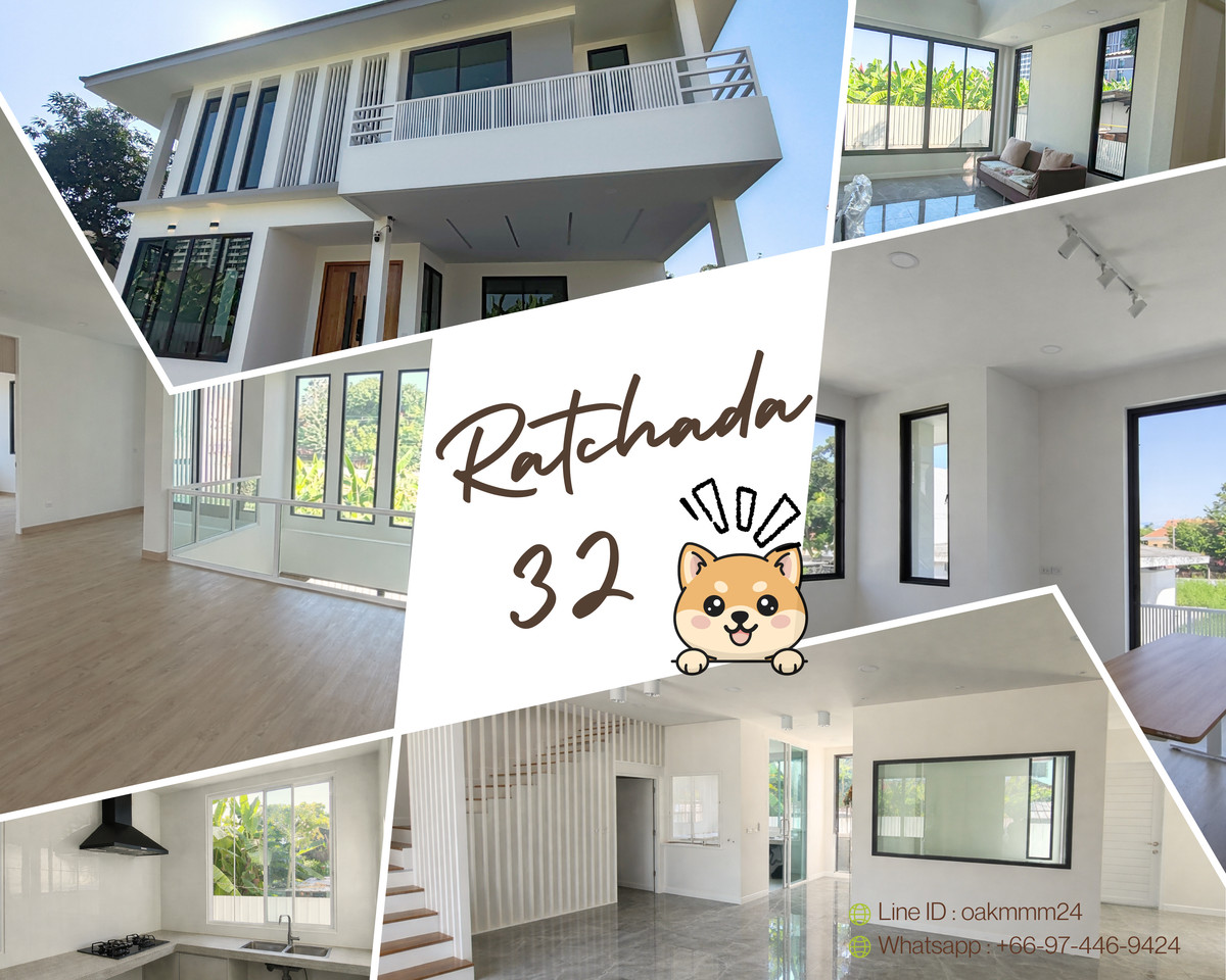 For RentHouseLadprao, Central Ladprao : 🏡 Spacious 2-Storey Detached House | Private @Ratchada32