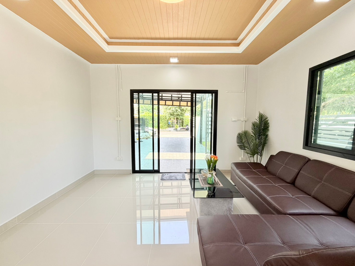 ขายนนทบุรี บางใหญ่ บางบัวทอง : ขายบ้านแฝด พฤกษา 14A หลังมุมติดสวน 53.3 ตร.ว. 5 นอน ครัวกว้าง ฟรีโอน