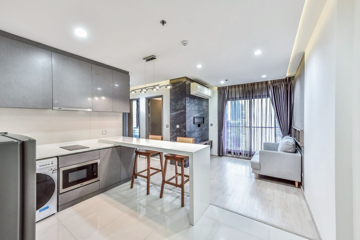 CondoRatchathewi,Phayathai : Beautifully decorated room!! Special price!! 🏢 RHYTHM Rangnam | 63 sq m. | 7th floor | Rent 40,000 baht/month