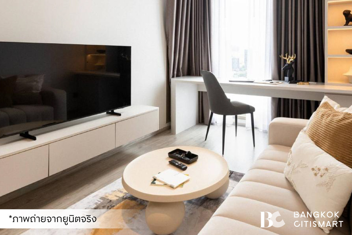 For RentCondoSukhumvit, Asoke, Thonglor : 🔥 Ready to move in RHYTHM Ekkamai Estate (1 bedroom 35 sq.m.) Beautiful room, nice layout, proportional layout. Interested: 0952072852 (Kate)