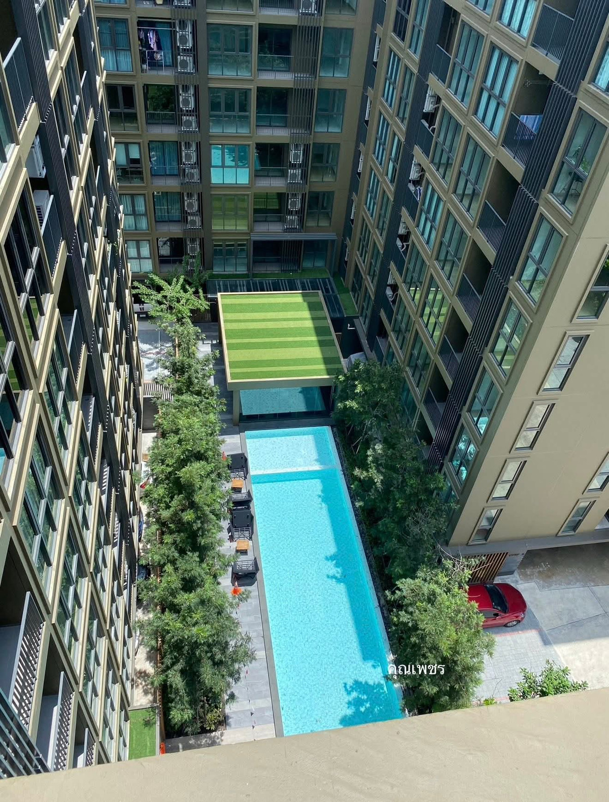 For RentCondoRama9, Petchburi, RCA : Condo for rent, Supalai Prime Rama9, beautiful corner room, fully furnished, ready to move in.