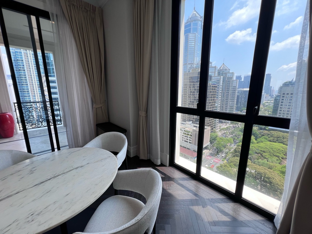 ขายคอนโดวิทยุ ชิดลม หลังสวน : 98 Wireless timeless elegance meets ultimate privacy.–  2 bed 3 bath 120 sqm 0635925888
