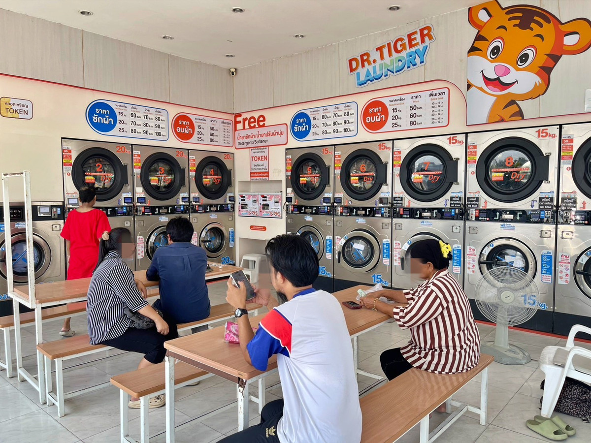 เซ้งร้านค้า/ตลาดนัดลาดพร้าว101 แฮปปี้แลนด์ : เซ้งกิจการ ร้านซักผ้า 24 ชม. ซอยรามคำแหง 68 ติดกับเซเว่น เครื่องเยอะกว่า 18 เครื่อง