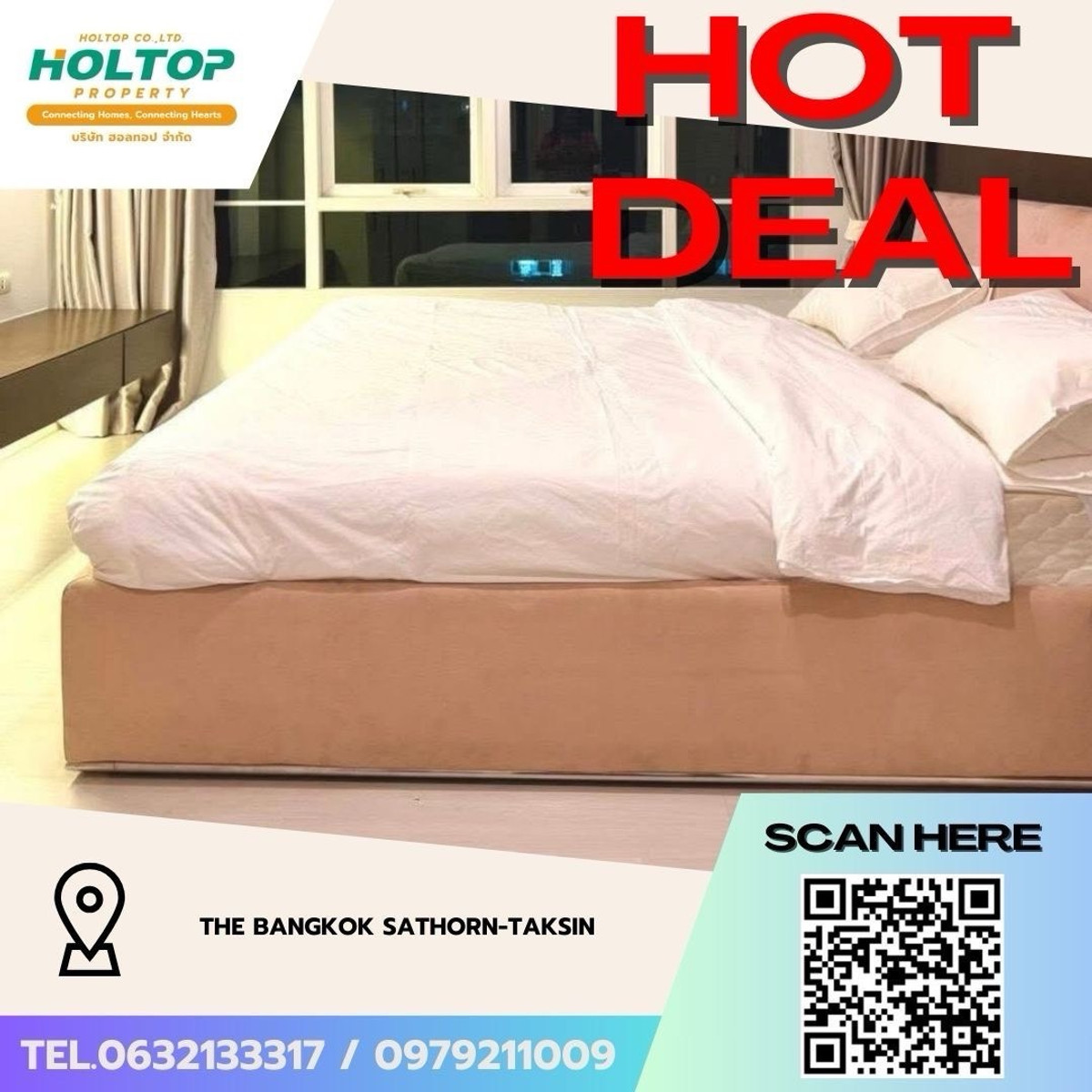 For RentCondoWongwianyai, Charoennakor : #Z5146💥 060469 🔥Condo for rent The Bangkok Sathorn-Taksin (original code Z4178)