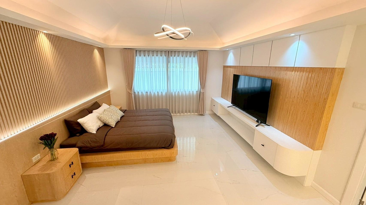 For SaleHousePattaya, Bangsaen, Chonburi : Detached House Nibbana Shade / 4 Bedrooms (FOR SALE) AM100