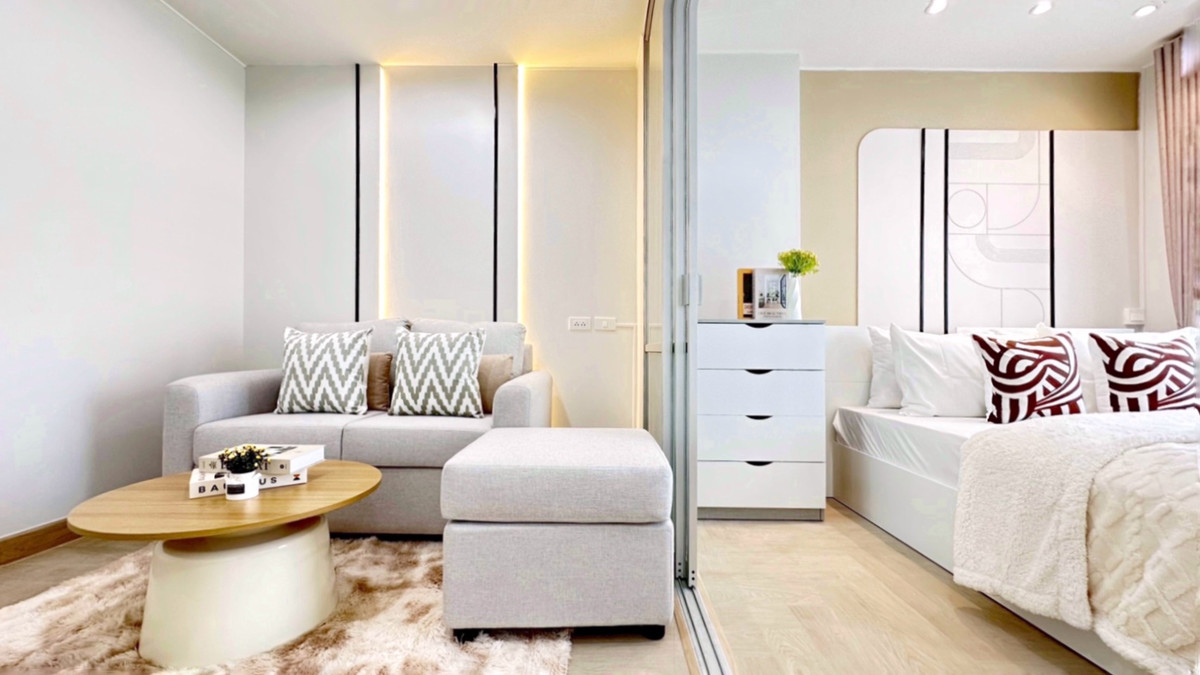 For SaleCondoOnnut, Udomsuk : ✨Condo in On Nut zone, cute price 💖 for those who want to start having their own condo 🏡Lumpini Ville On Nut 46🌳