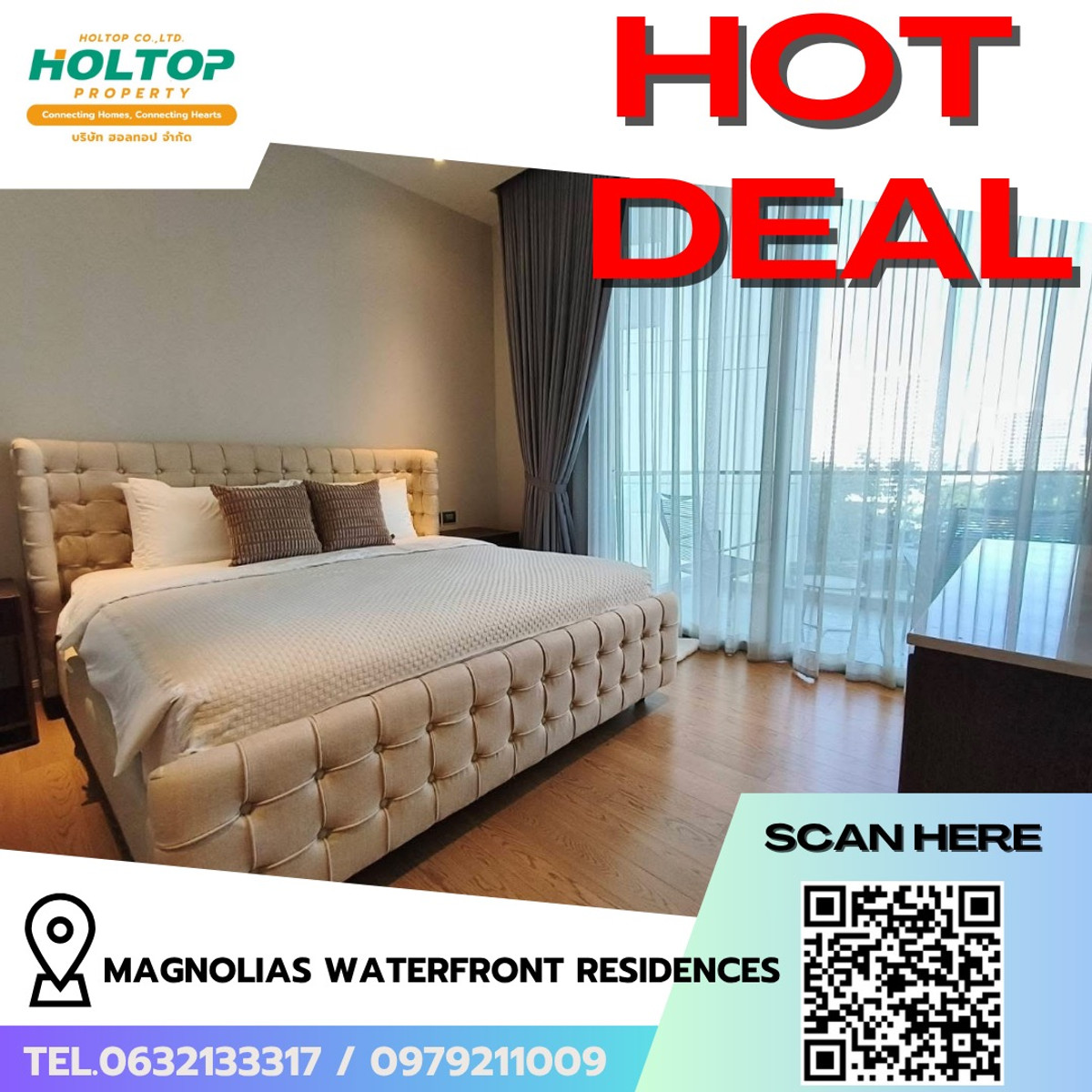 For RentCondoWongwianyai, Charoennakor : #R9795 🎉 290369 Condo for rent: Magnolias Waterfront Residences (Previous code R8174