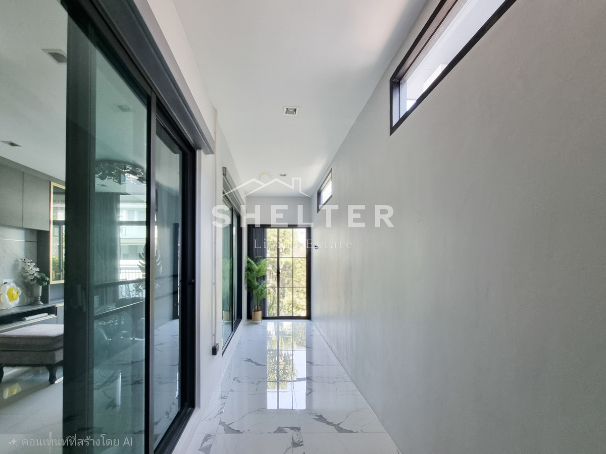 For SaleHouseSeri Thai, Ramkhamhaeng Nida : 2-story detached house, Seri Thai - Ramindra area, near Fashion Island.