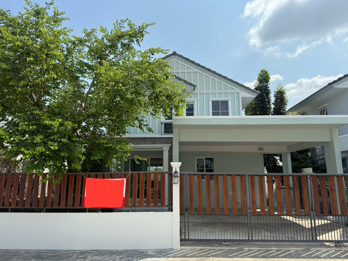 ให้เช่าบ้านบางนา แบริ่ง ลาซาล : บ้านเดี่ยวให้เช่า ✨ Villaggio 2 Srinakarin-Bangna ✨ 3 ห้องนอน 3 ห้องน้ำ เฟอร์นิเจอร์ และ เครื่องใช้ไฟฟ้าครบ 