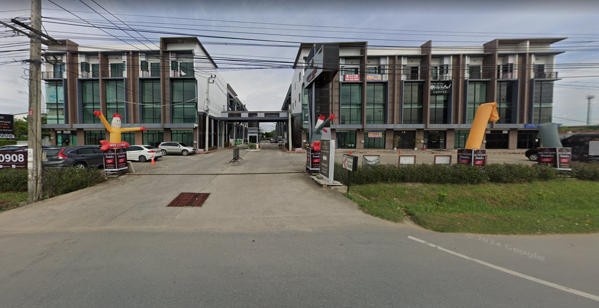 ให้เช่าทาวน์โฮมพัฒนาการ ศรีนครินทร์ : ให้เช่าโฮมออฟฟิศ 3.5 ชั้น ติดถนนใหญ่หน้าโครงการ📍City Link พระราม 9 - ศรีนครินทร์ | ใกล้ Airport Link สถานีบ้านทับช้าง ✅จดทะเบียนบริษัทได้