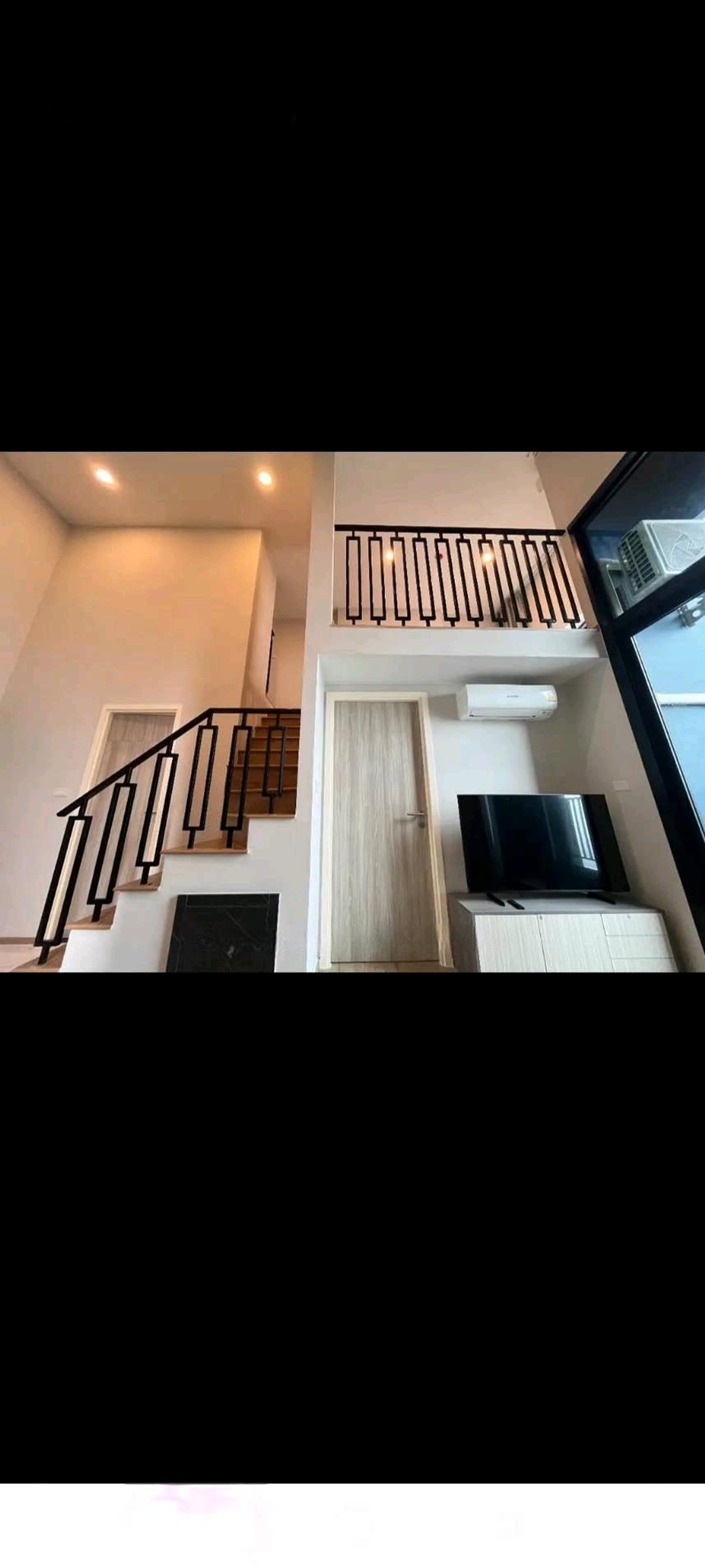 For RentCondoRattanathibet, Sanambinna : Cheap for rent, Ken attitude, high floor, fully furnished, ready to move in (duplex type)