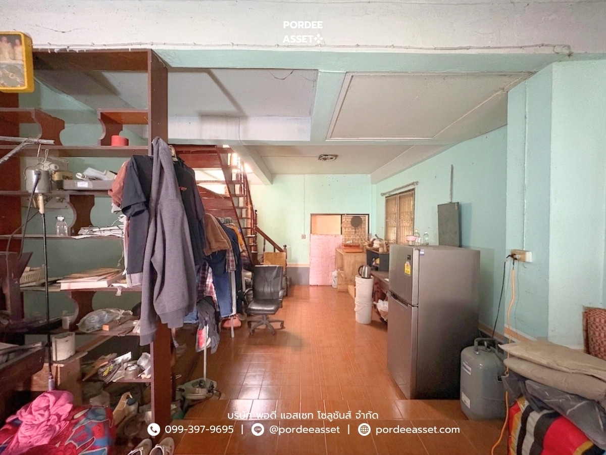 For SaleTownhomeRama5, Ratchapruek, Bangkruai : sell!! 2-story townhouse, Samrej Ville 1 Village, Bang Kruai (size 26 sq m, sold as is, has space on the side) near Kanchanaphisek Road, Bang Kruai, Nonthaburi: Samrej Ville 1