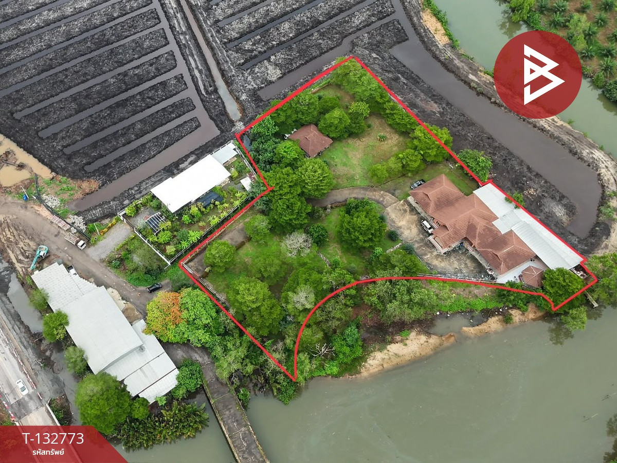 ขายบ้านจันทบุรี : ขายบ้านเดี่ยวพร้อมที่ดิน เนื้อที่ 2 ไร่ 2 งาน 52.1 ตร.วา วัดใหม่ จันทบุรี ติดริมน้ำ