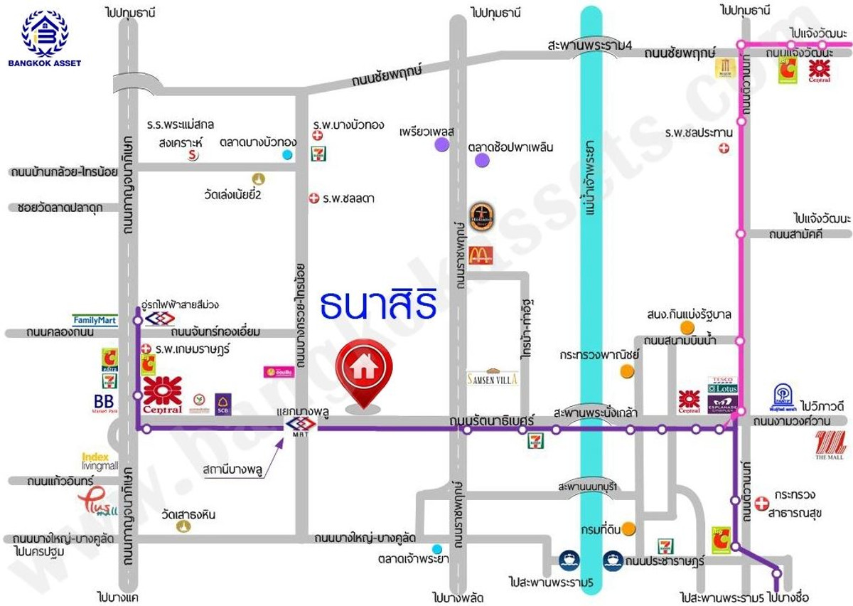 ขายบ้านนนทบุรี บางใหญ่ บางบัวทอง : บ้านรีโนเวทใหม่ โครงการ ธนาสิริ รัตนาธิเบศร์