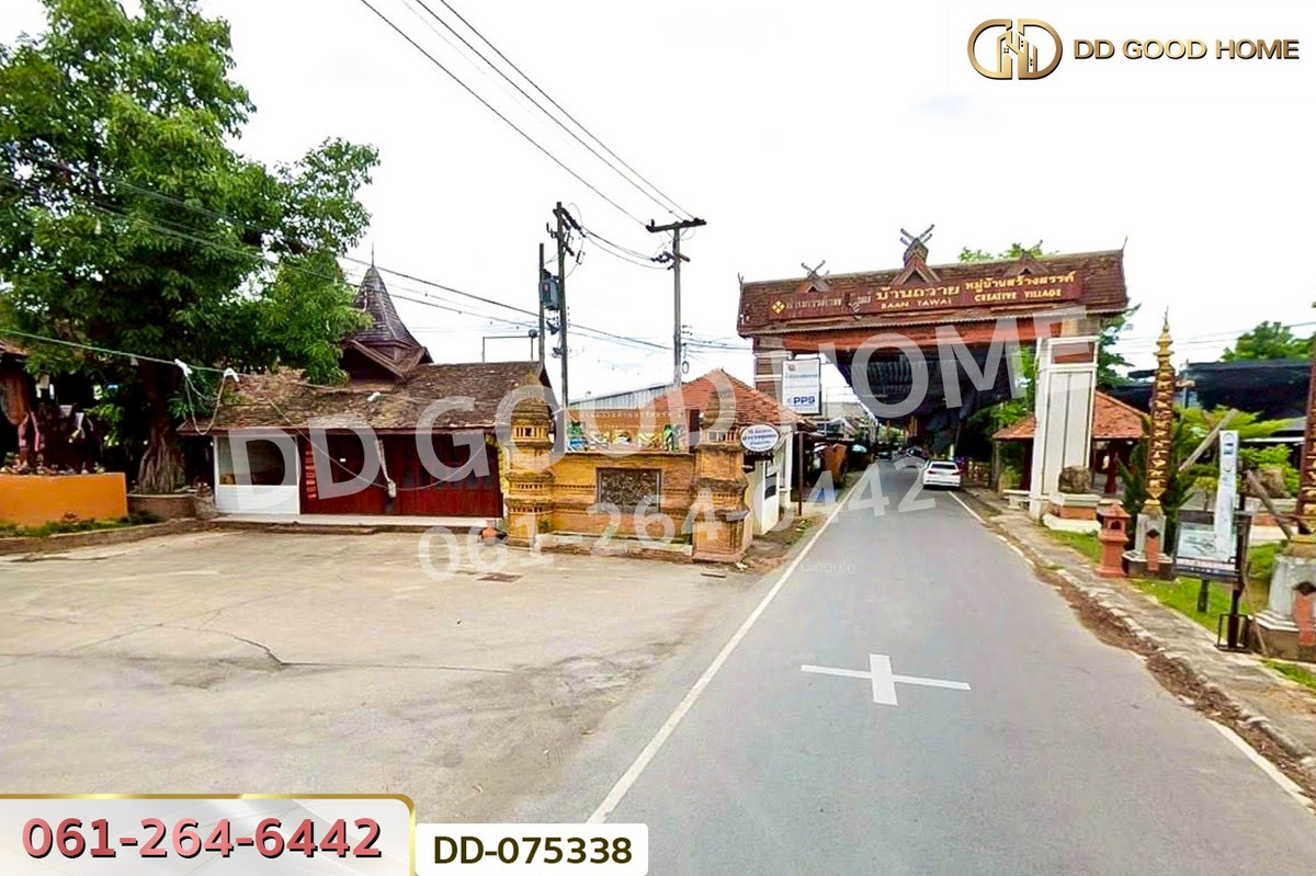 ขายบ้านเชียงใหม่ : บ้านเดี่ยว บ้านถวาย หางดง เชียงใหม่ ใกล้ศูนย์หัตถกรรมบ้านถวาย 4 DD-075338