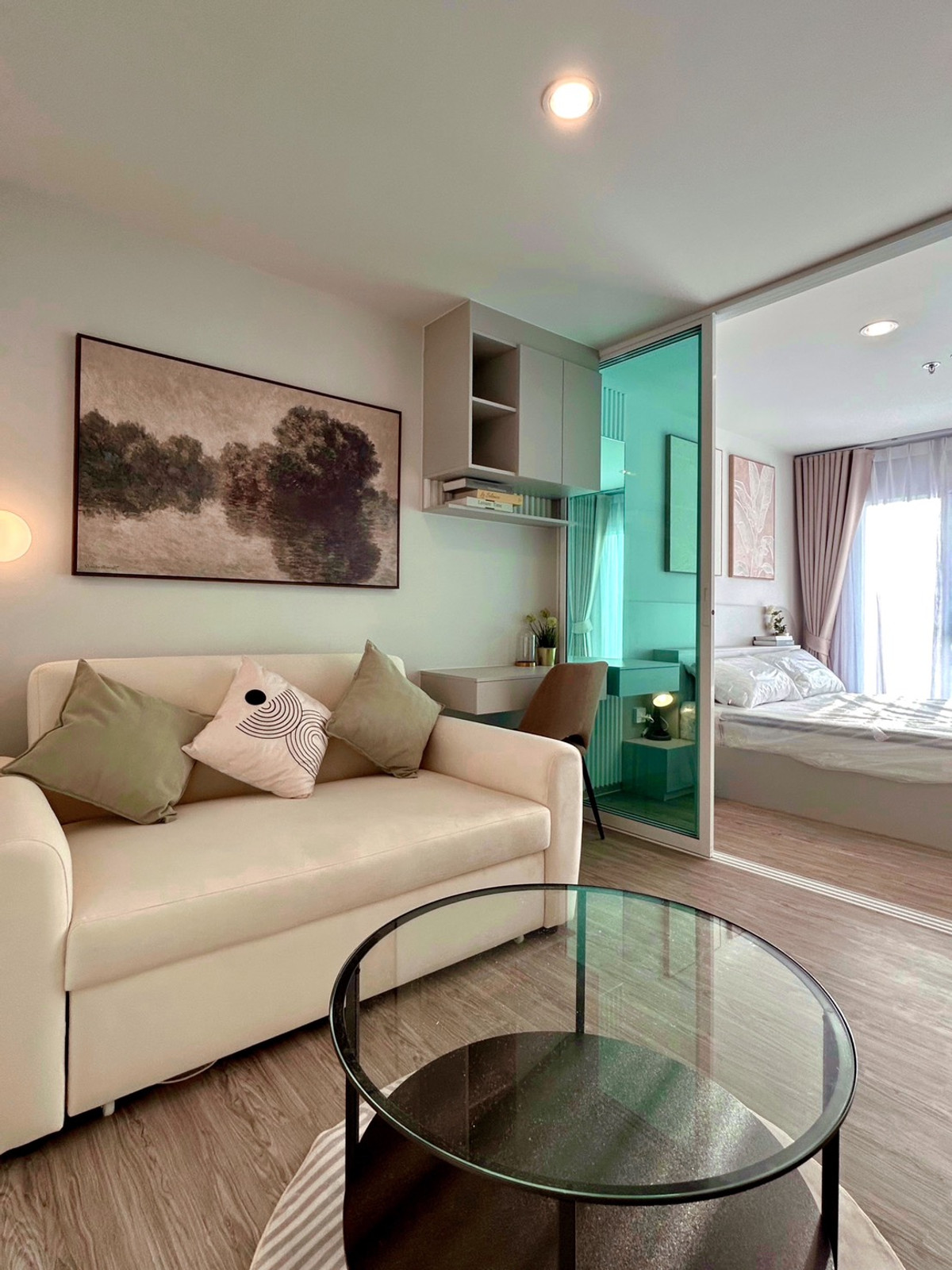 For RentCondoBangna, Bearing, Lasalle : Cha 1 bedroom 1 bathroom Regent Home Bangna (new project)