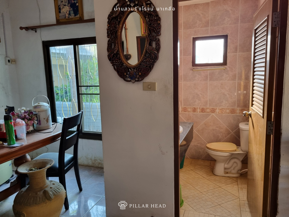 ขายบ้านพัทยา บางแสน ชลบุรี สัตหีบ : ขายด่วน! บ้านเดี่ยว 2 ชั้น ในโครงการบ้านสวนรุ่งโรจน์ นาเกลือ