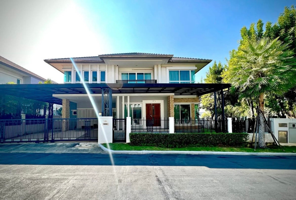 ให้เช่าบ้านพัฒนาการ ศรีนครินทร์ : ให้เช่า บ้านเดี่ยว Grand Bangkok boulevard พระราม9-ศรีนครินทร์ ติด Wellington Collage แปลงมุม