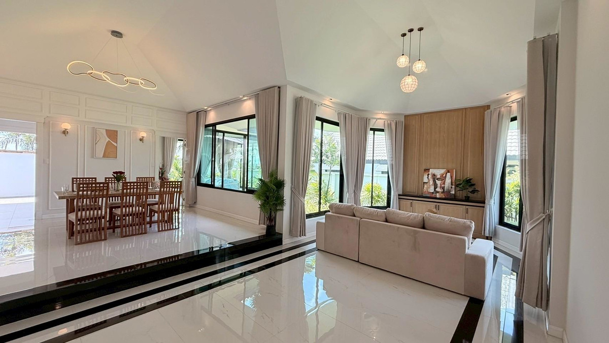 For SaleHousePattaya, Bangsaen, Chonburi : Detached House Nibbana Shade / 4 Bedrooms (FOR SALE) AM100