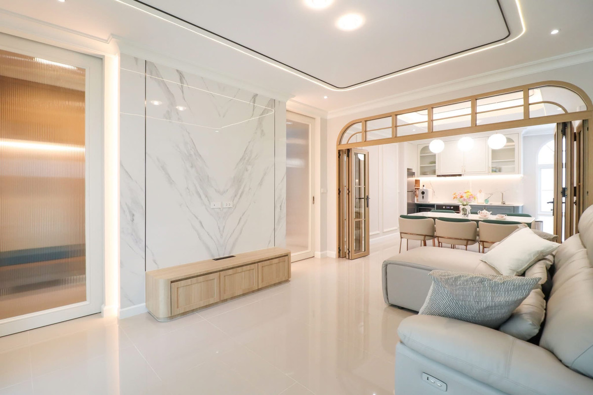 For RentHouseRama5, Ratchapruek, Bangkruai : New single house for rent, Casa Legend Rama 5-Ratchaphruek, 4 bedrooms, full built-ins, near Central Westville.