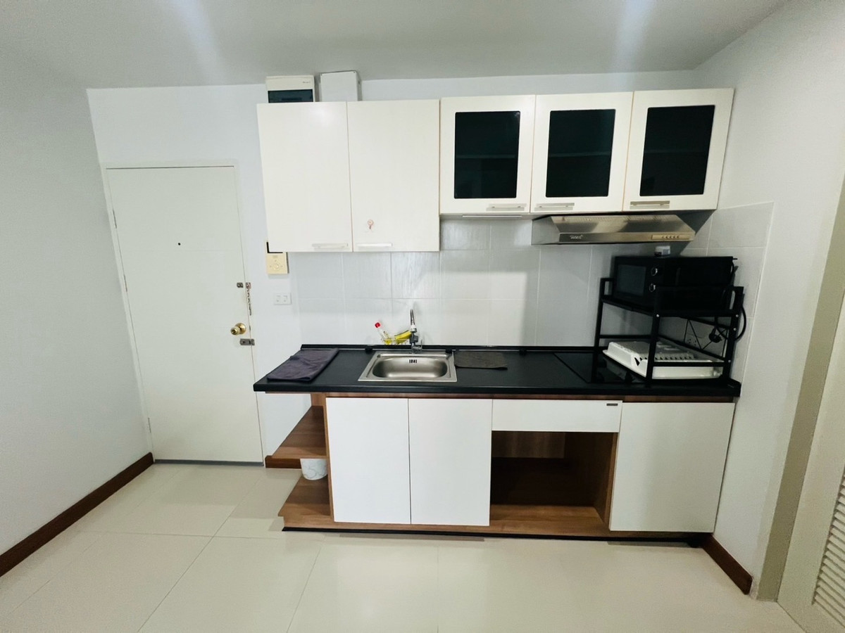 For RentCondoLadkrabang, Suwannaphum Airport : Condo for rent, Airlink Romklao Suvarnabhumi, 1 bedroom, ready to move in.