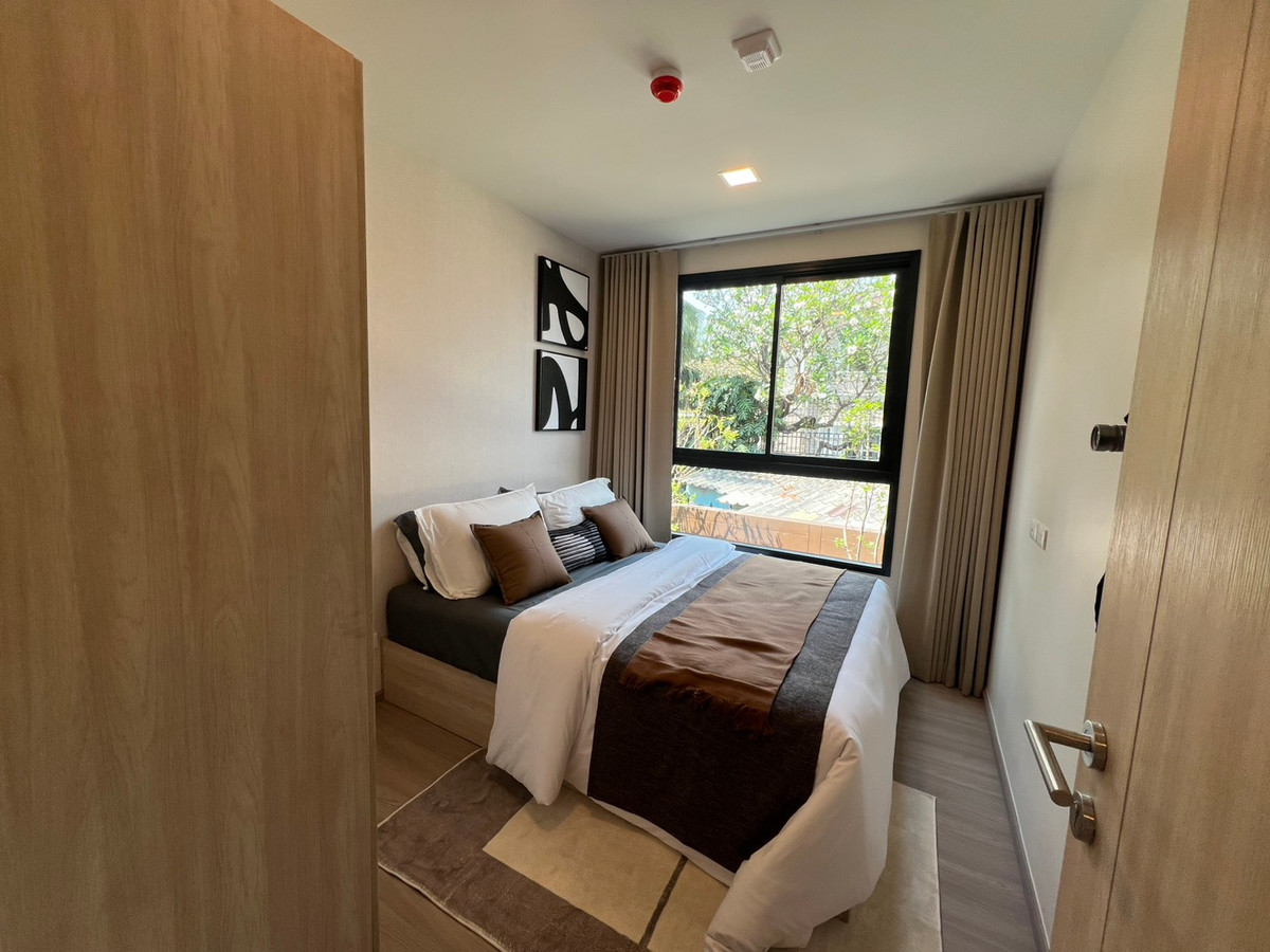 For RentCondoChaengwatana, Muangthong : New condo, new room, ready to move in, Vay Chinnakhet (Way Chinnakhet), fully furnished, near Dhurakij Pundit University (DPU).