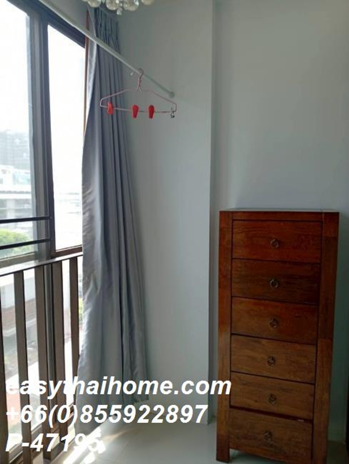 For RentCondoWongwianyai, Charoennakor : P-47195 IDEO Blucove Sathorn: Stunning City View 1-Bedroom for Rent Near Wongwian Yai  BTS  - 12,000 THB Line Id: @easythaihome 085-592-2897