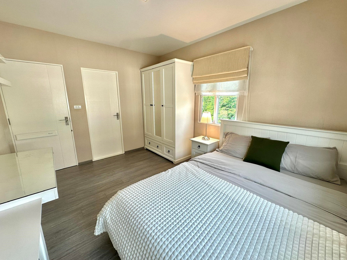 For RentHouseBangna, Bearing, Lasalle : For rent, 2-story detached house, Chaiyaphruek Village, Bangna Km. 7, beautiful house, good condition. Fully furnished, ready to move in, price 55,000 baht.