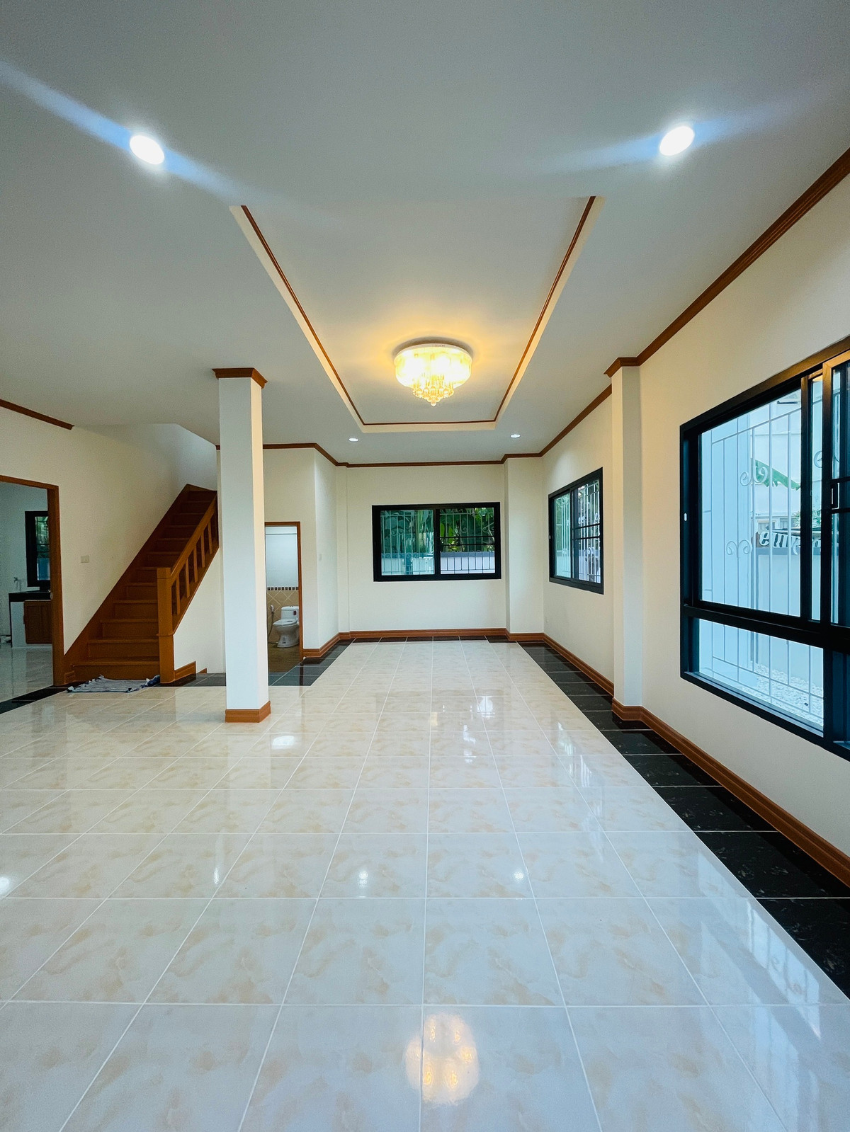 For SaleHouseNonthaburi, Bang Yai, Bangbuathong : Single house for sale, Imperial Laguna 2, Bang Bua Thong, 56 sq m, newly decorated, lots of space, free transfer.