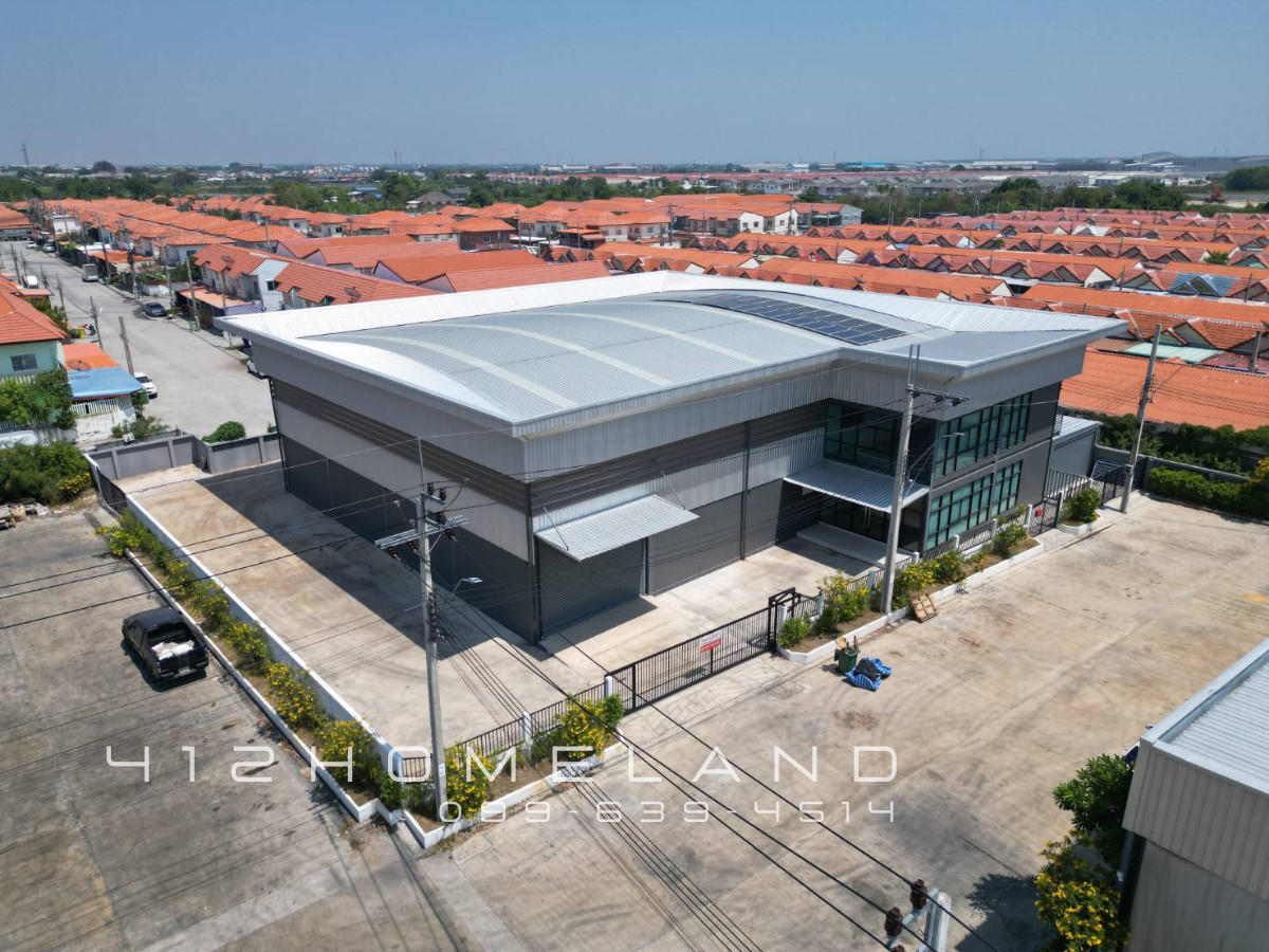 For RentWarehouseSamut Prakan,Samrong : Warehouse for rent, 873 sq m., 2-story office, area 1 rai, water and electricity ready, big cars can enter, easy to travel, Bang Bo, Samut Prakan.