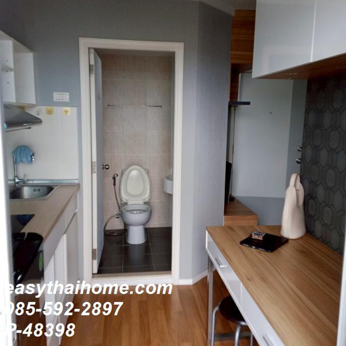 ให้เช่าคอนโดราษฎร์บูรณะ สุขสวัสดิ์ : [ให้เช่าคอนโด] P-48398 ลุมพินี เพลส สุขสวัสดิ์-พระราม 2 | ใกล้ BTS ตลาดพลู, ทางด่วน และบิ๊กซี ดาวคะนอง | ชั้น 23 วิวเมือง | [7,000] | เขตจอมทอง | Line Id @easythaihome | 085-592-2897