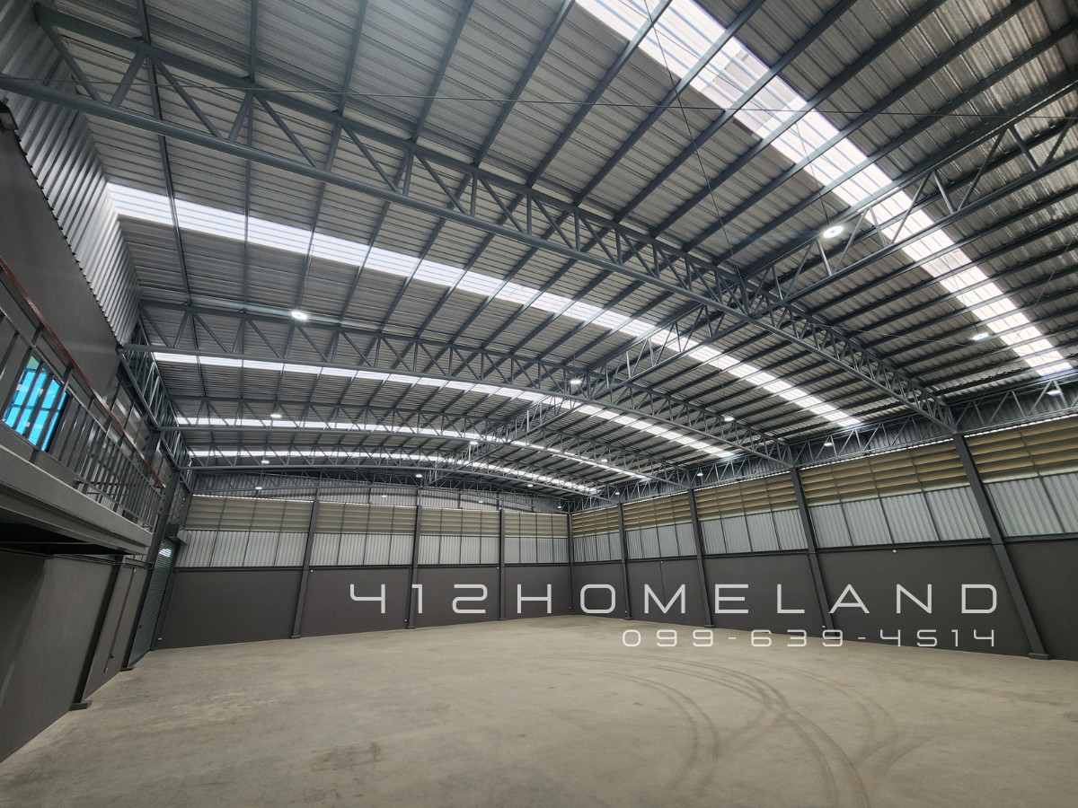 For RentWarehouseSamut Prakan,Samrong : Warehouse for rent, 873 sq m., 2-story office, area 1 rai, water and electricity ready, big cars can enter, easy to travel, Bang Bo, Samut Prakan.