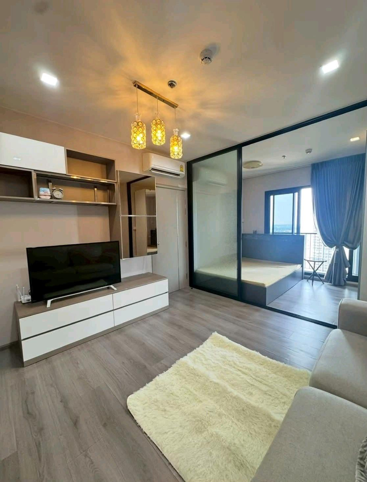 ให้เช่าคอนโดรัตนาธิเบศร์ สนามบินน้ำ พระนั่งเกล้า : ให้เช่า Politan rive ชั้น 35 ขนาด 31 ตร.ม ตกแต่งสวย วิวแม่น้ำ เฟอร์ครบพร้อมอยู่