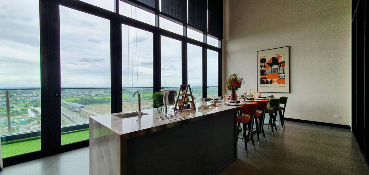 ให้เช่าคอนโดมีนบุรี-ร่มเกล้า : คอนโดให้เช่า 𝗧𝗛𝗘 𝗢𝗥𝗜𝗚𝗜𝗡 𝗥𝗔𝗠 𝟮𝟬𝟵 𝗜𝗡𝗧𝗘𝗥𝗖𝗛𝗔𝗡𝗚𝗘 1 bedroom plus 31 ตร.ม. ทำเลดี วิวพระอาทิตย์ขึ้น