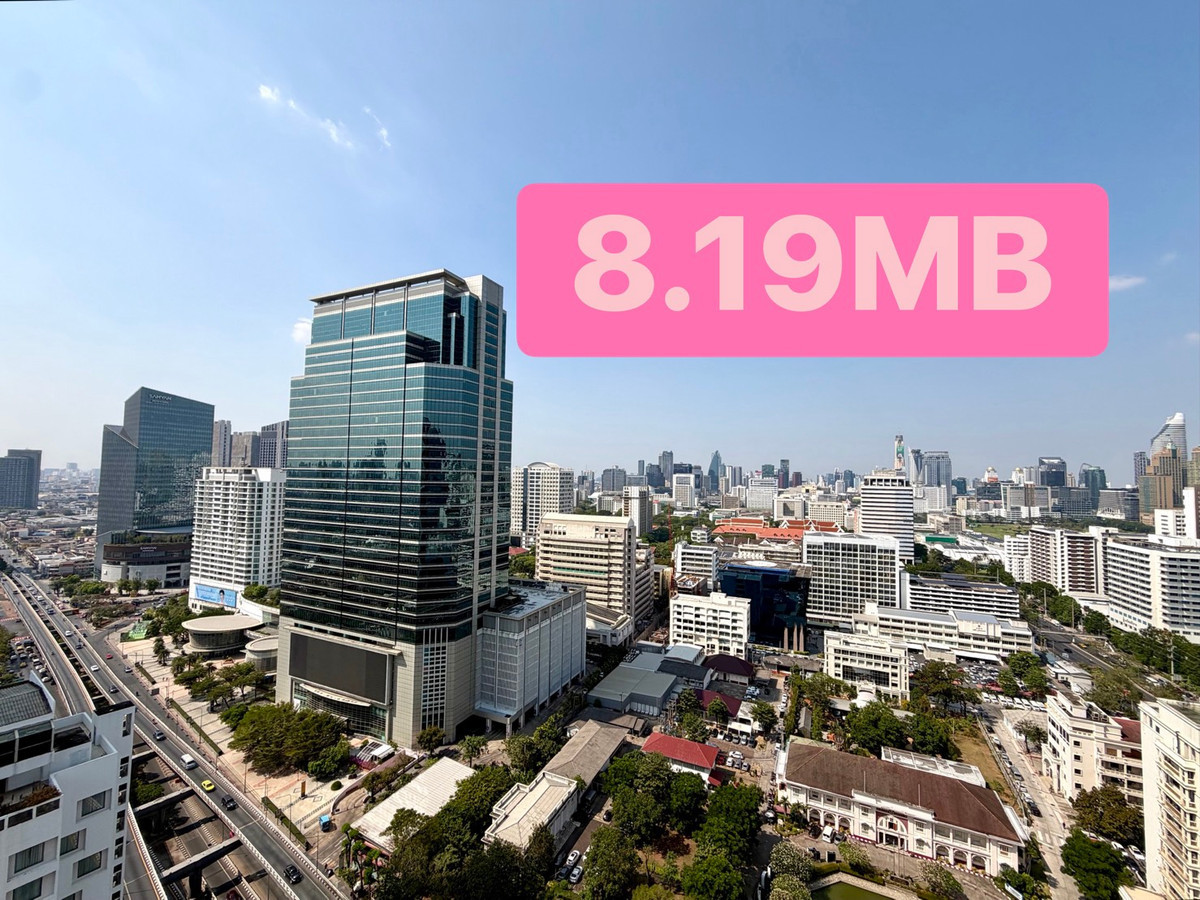 For SaleCondoSiam Paragon ,Chulalongkorn,Samyan : ST490 /Condo for sale, Culture Chula, high floor, city view.