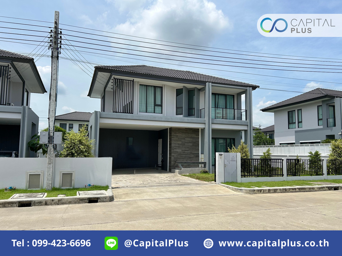 ขายบ้านมีนบุรี-ร่มเกล้า : ขายบ้านเดี่ยวสภาพใหม่ โครงการ ซิลเวอร์เลค วินด์ Silverlake vind ราคาดีที่สุดในโครงการ