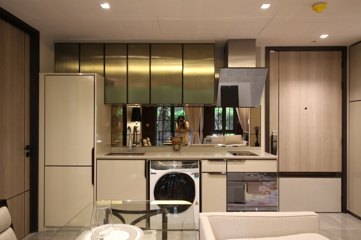For RentCondoSukhumvit, Asoke, Thonglor : 96923 - Condo for rent, The Reserve Sukhumvit 61, modern classic style, ready to move in.