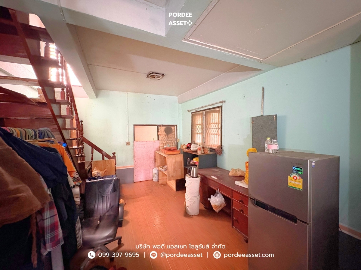 For SaleTownhomeRama5, Ratchapruek, Bangkruai : sell!! 2-story townhouse, Samrej Ville 1 Village, Bang Kruai (size 26 sq m, sold as is, has space on the side) near Kanchanaphisek Road, Bang Kruai, Nonthaburi: Samrej Ville 1