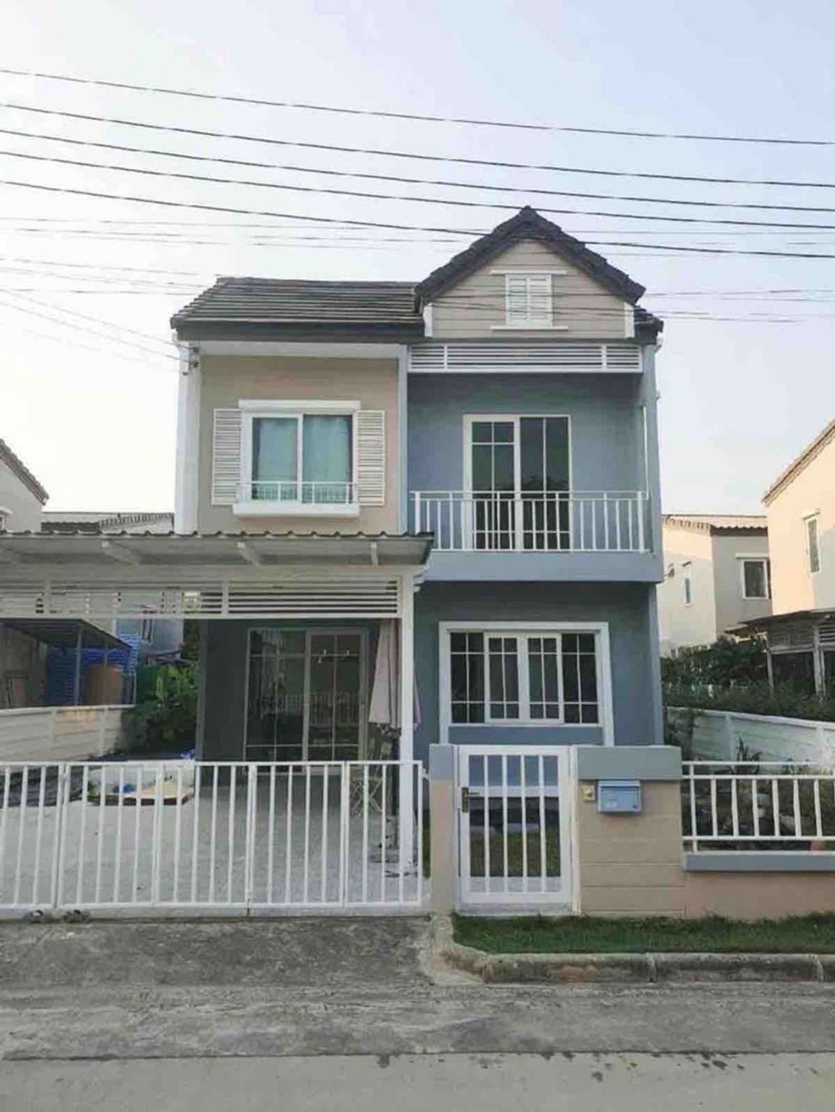 For RentHouseNonthaburi, Bang Yai, Bangbuathong : Single house for rent, beautiful, ready to move in