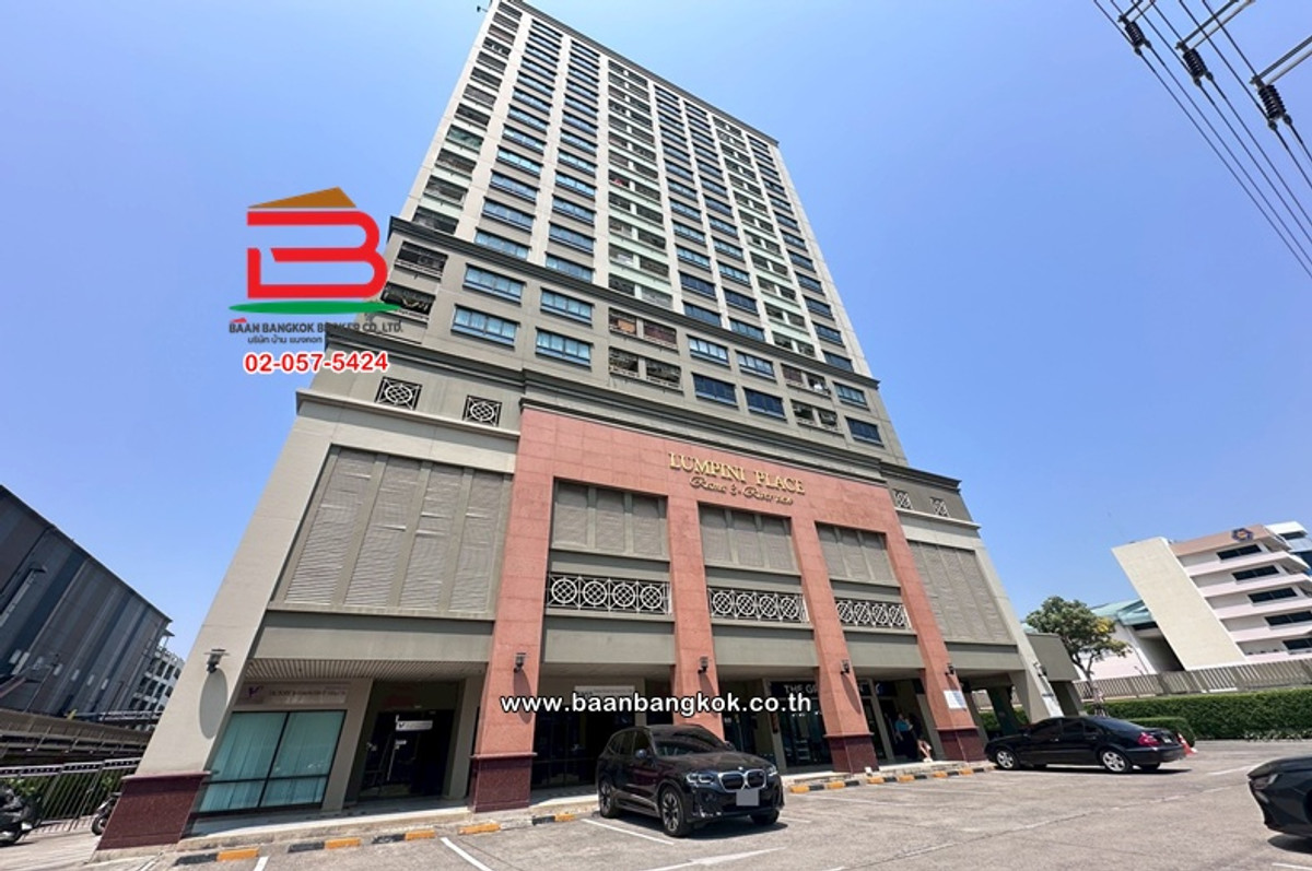 For SaleCondoRama3 (Riverside),Satupadit : Condominium, area 30.42 sq m, Lumpini Place Rama III - Riverview project (Lumpini Place Rama 3 - Riverview), Rama III Road, Bang Khlo Subdistrict, Bang Kho Laem District.