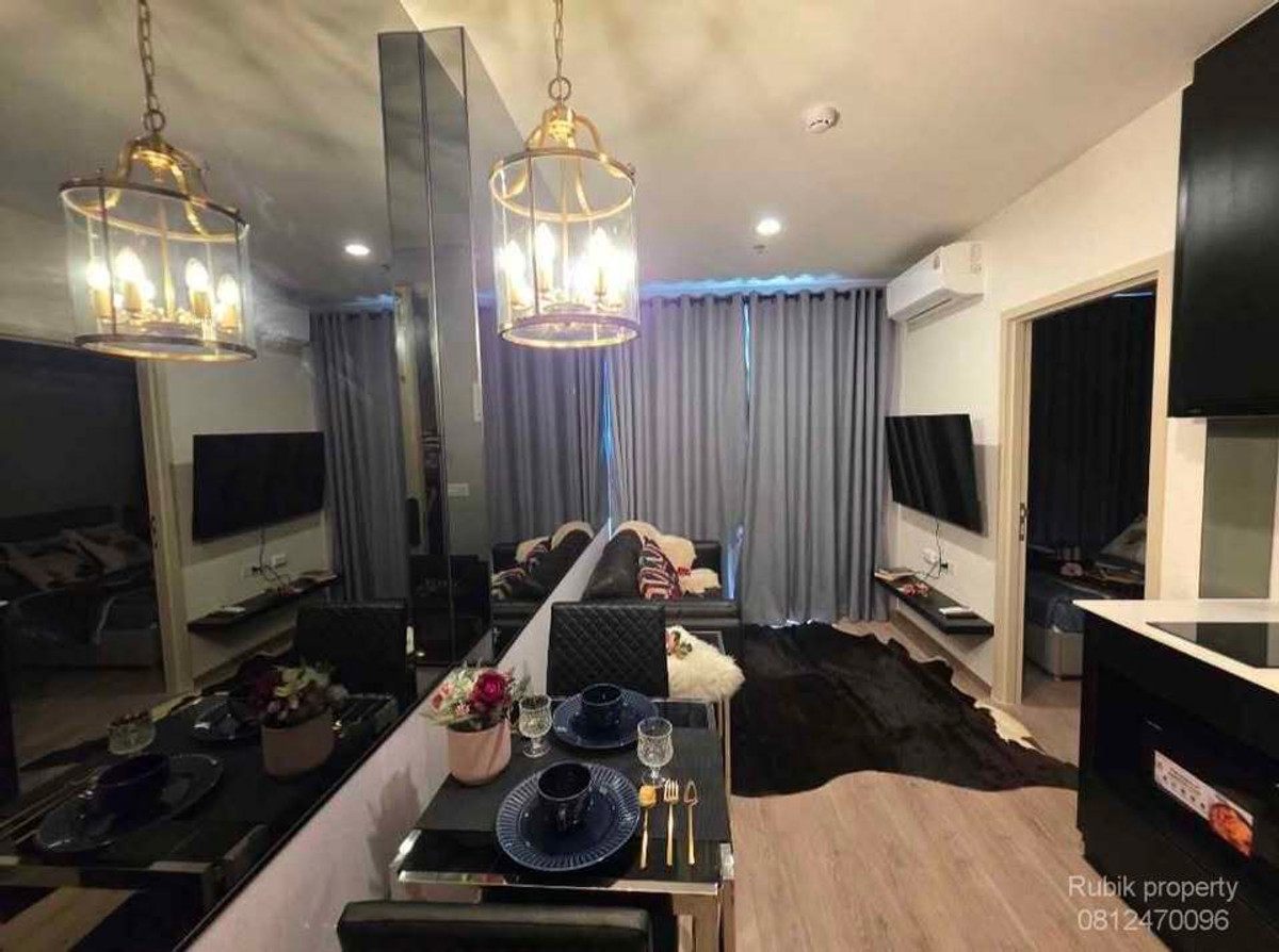 ให้เช่าคอนโดพระราม 9 เพชรบุรีตัดใหม่ RCA : 🏙 **ให้เช่าคอนโด NUE District R9 พระราม 9** RB1837 ห้องใหม่ ชั้นสูง วิวสวยมาก แต่งหรูสไตล์ Modern Luxury ✨🔥