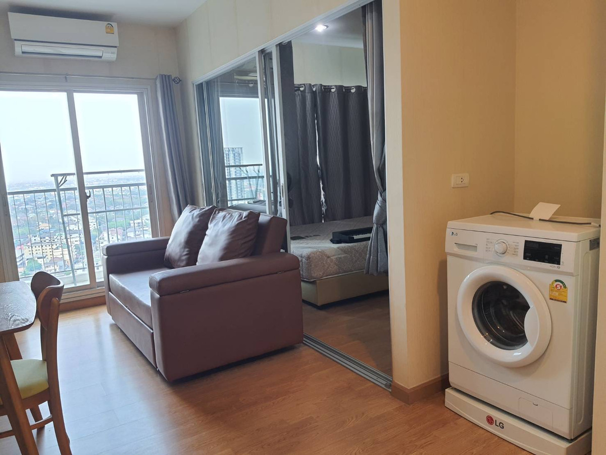 ให้เช่าคอนโดบางแค เพชรเกษม : ให้เช่า ห้องมุมตกแต่งสวย พร้อมเข้าอยู่ คอนโด The Parkland Phetkasem ติดรถไฟฟ้า MRT หลักสอง