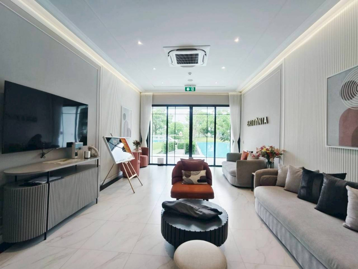 For SaleRama5, Ratchapruek, Bangkruai : 2-story detached/detached house for sale, Britannia Ratchaphruek-Kanchanaphisek project, usable area 145 - 190 square meters, 3-4 bedrooms, Soi Wat Tha Kwian. Khlong Phra Udom Subdistrict Lat Lum Kaeo District Pathum Thani Province