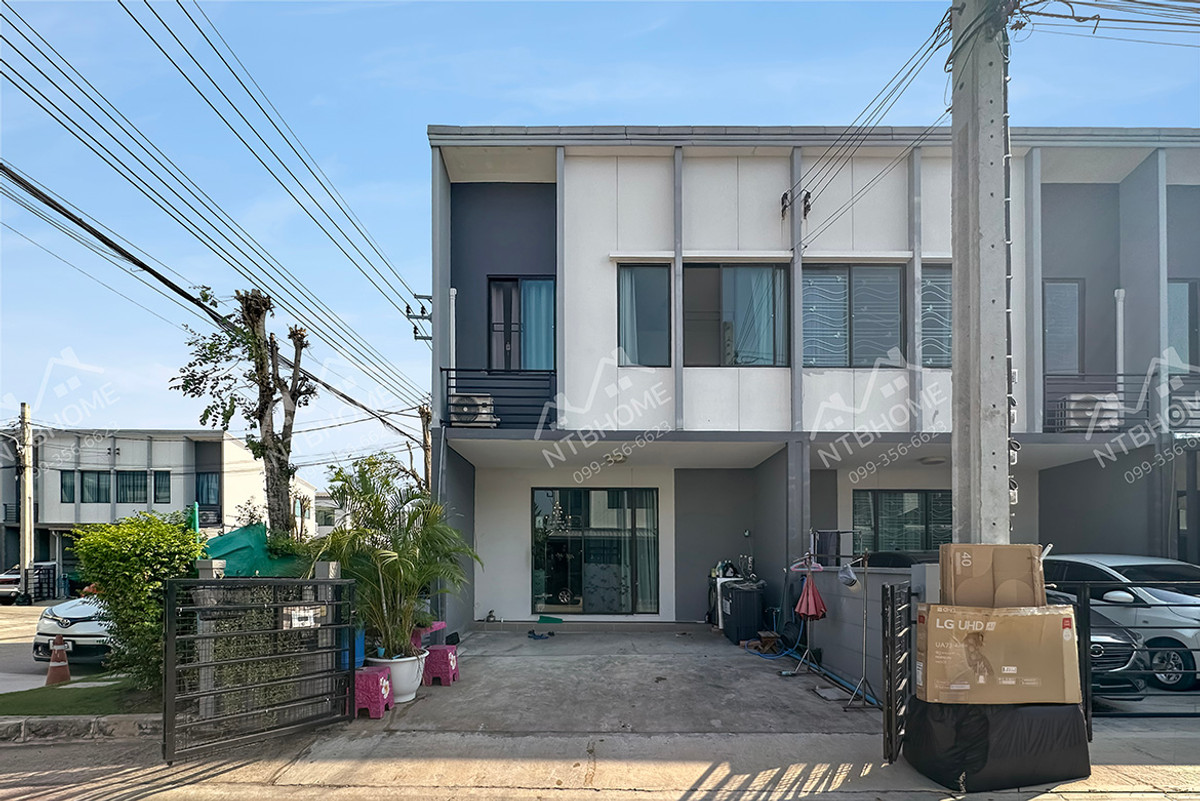 ขายทาวน์โฮมพระราม 5 ราชพฤกษ์ บางกรวย : พลีโน่ ราชพฤกษ์ แปลงมุม ทำเลดีใกล้วงเวียนพระราม 5