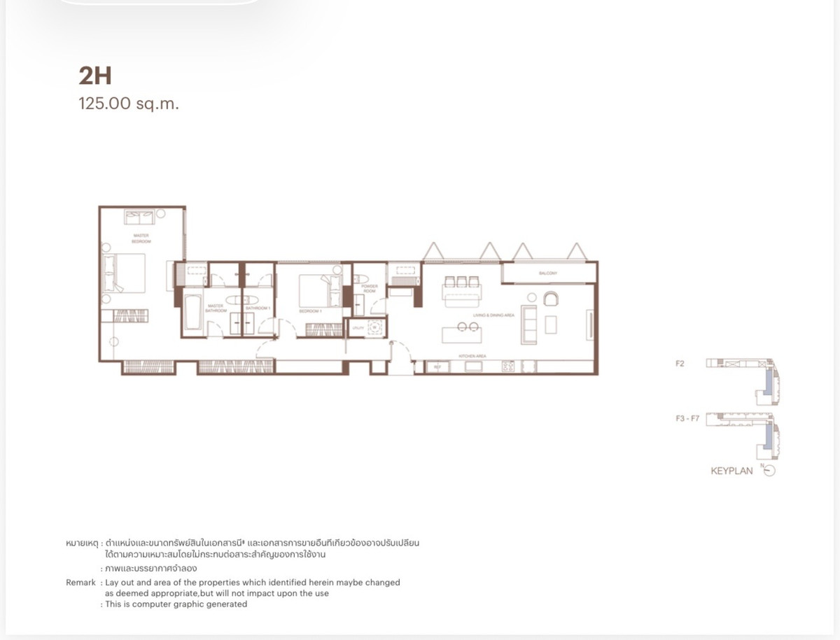 For SaleCondoSukhumvit, Asoke, Thonglor : Via 34 (Sukhumvit 34): 2bed 2bath 125.13sqm. from 34 million Am: 0656199198