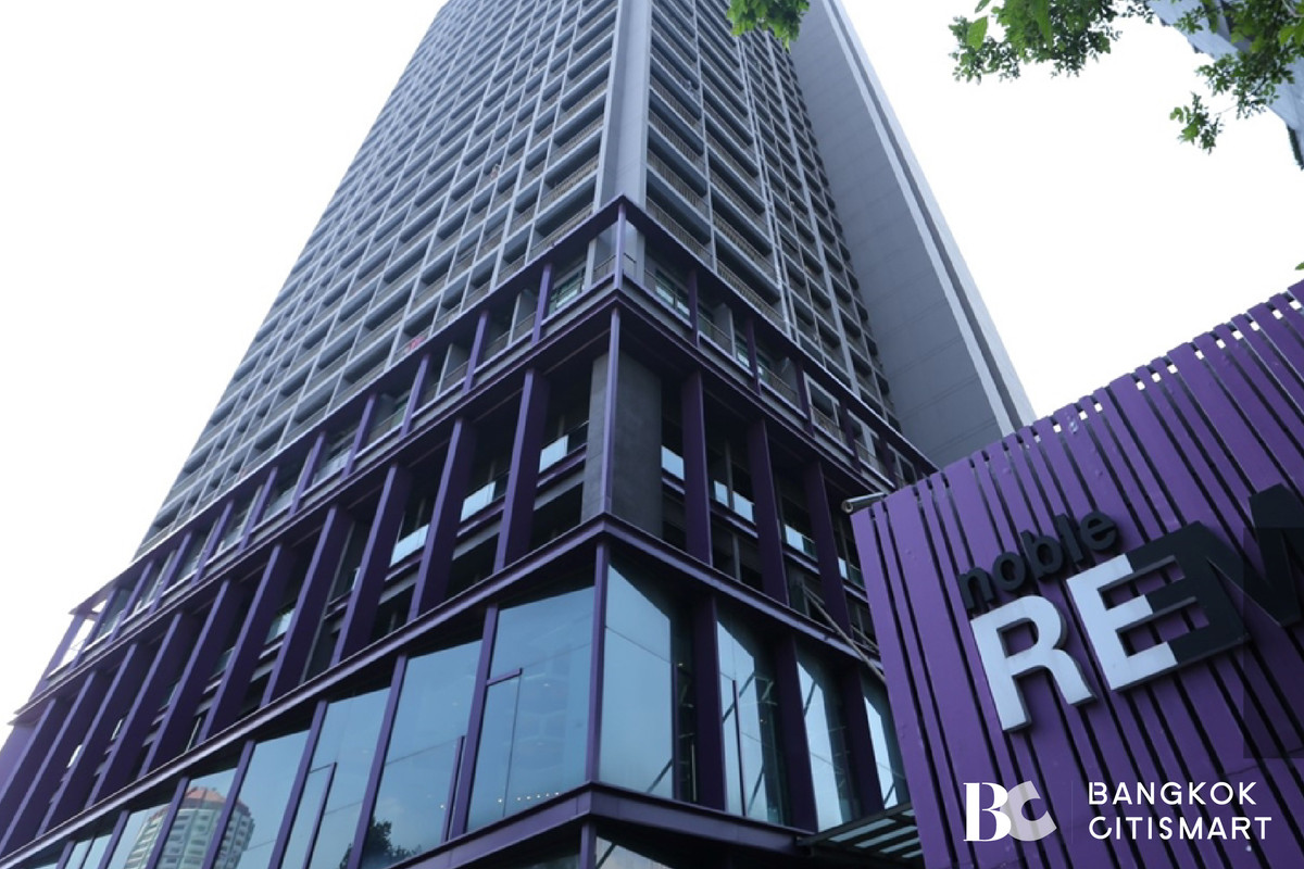 For RentCondoSukhumvit, Asoke, Thonglor : 🔥 Ready to move in Noble Remix (Sukhumvit 36) (Studio 44.11 sq.m.) The room plan is proportional. Swimming pool view. Interested: 095-370-1451 (Kate)