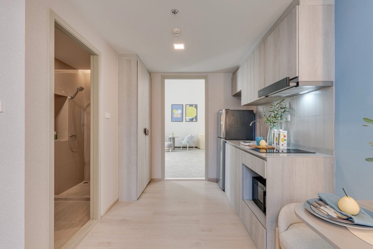 For SaleCondoKasetsart, Ratchayothin : 𝐂𝐎𝐁𝐄 Kaset-Sripatum, free down payment 𝐎 baht, light installments 𝟖,𝟗𝟎𝟎/month, new room, first hand, complete, ready to move in.