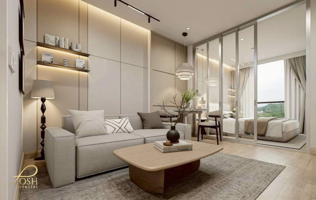 For SaleCondoPhuket : The Base Height Condo by Sansiri – Samkong, near Bangkok Hospital Newly renovated in Japandi style.